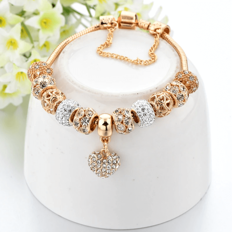 Herz-Charm-Armband