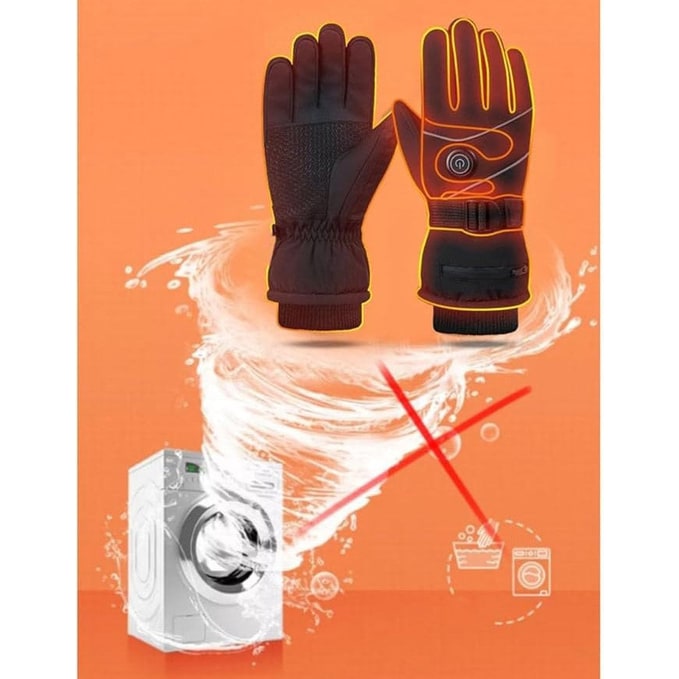 Wiederaufladbare beheizte Handschuhe mit Fleece und Touchscreen