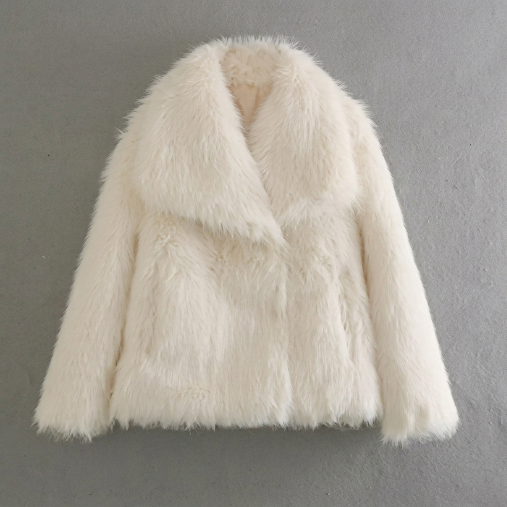 Damenjacke aus Kunstfell