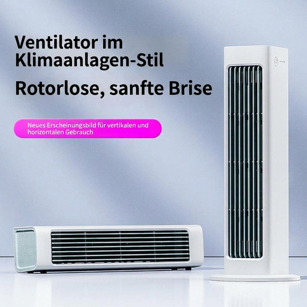 Wandmontierter & Desktop Ultra-Leiser Turm-Kühlventilator