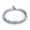 Personalisiertes Familiengliederarmband mit eingravierten Namen – Silber oder Gold