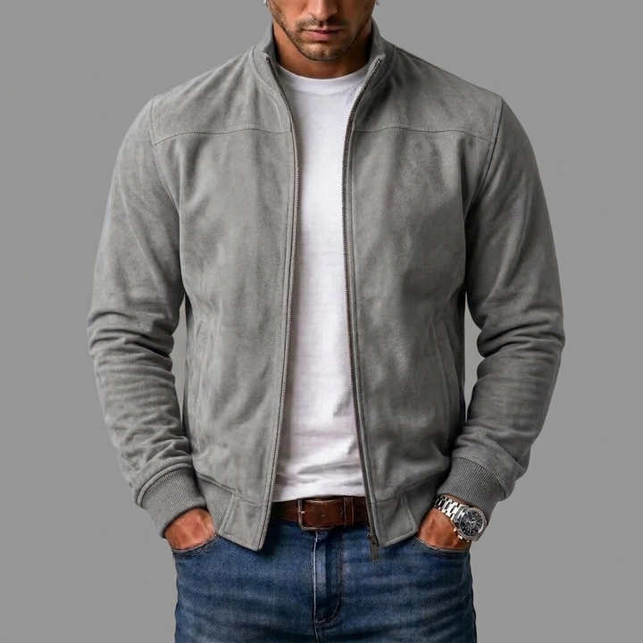 Wildleder-Bomberjacke für Herren