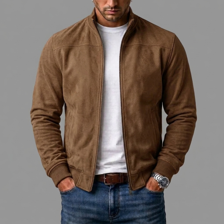 Wildleder-Bomberjacke für Herren