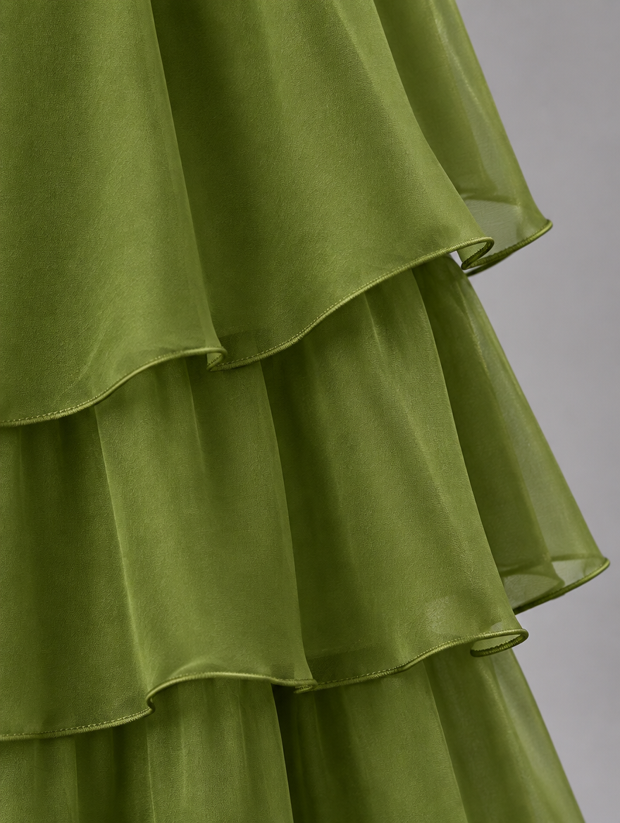 Elegantes, fliessendes Maxikleid