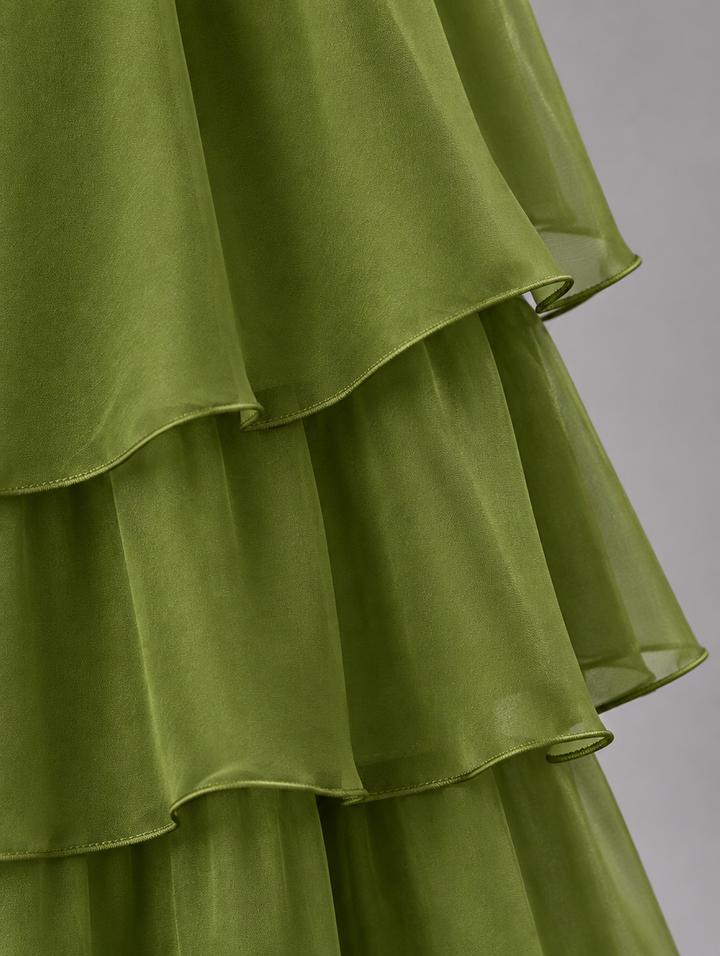 Elegantes, fliessendes Maxikleid