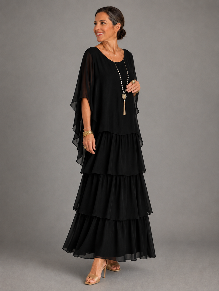 Elegantes, fliessendes Maxikleid