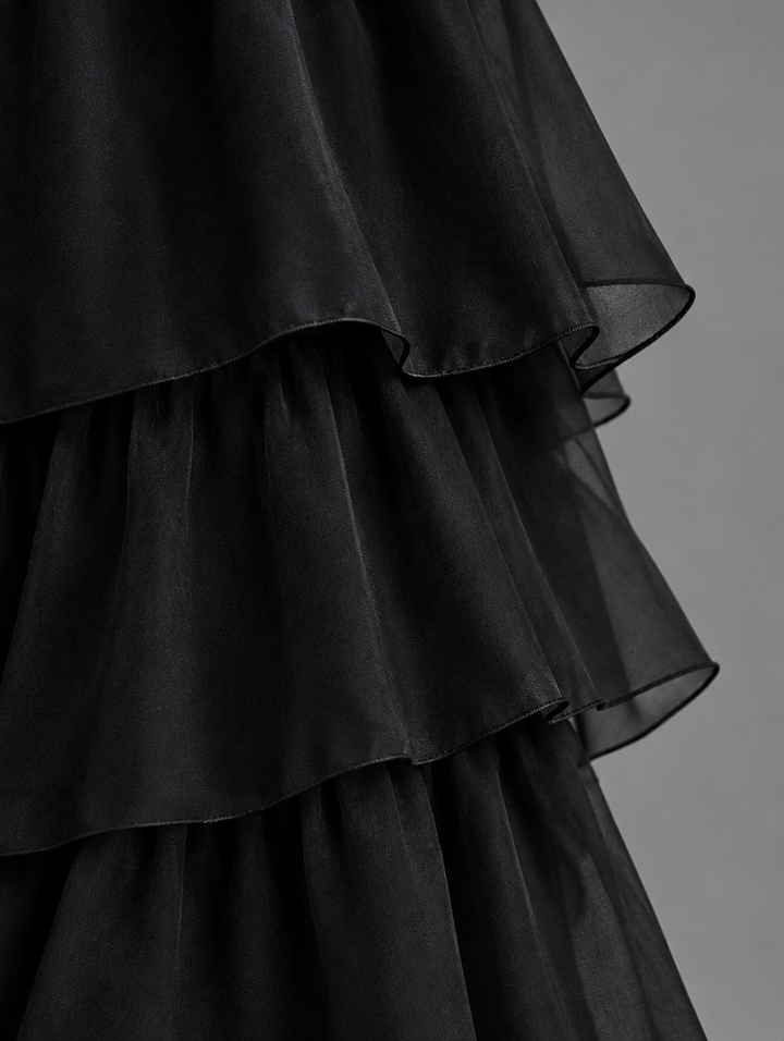 Elegantes, fliessendes Maxikleid
