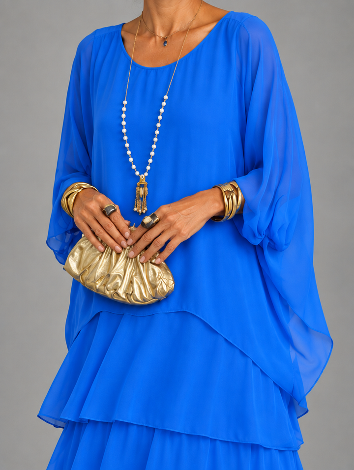 Elegantes, fliessendes Maxikleid