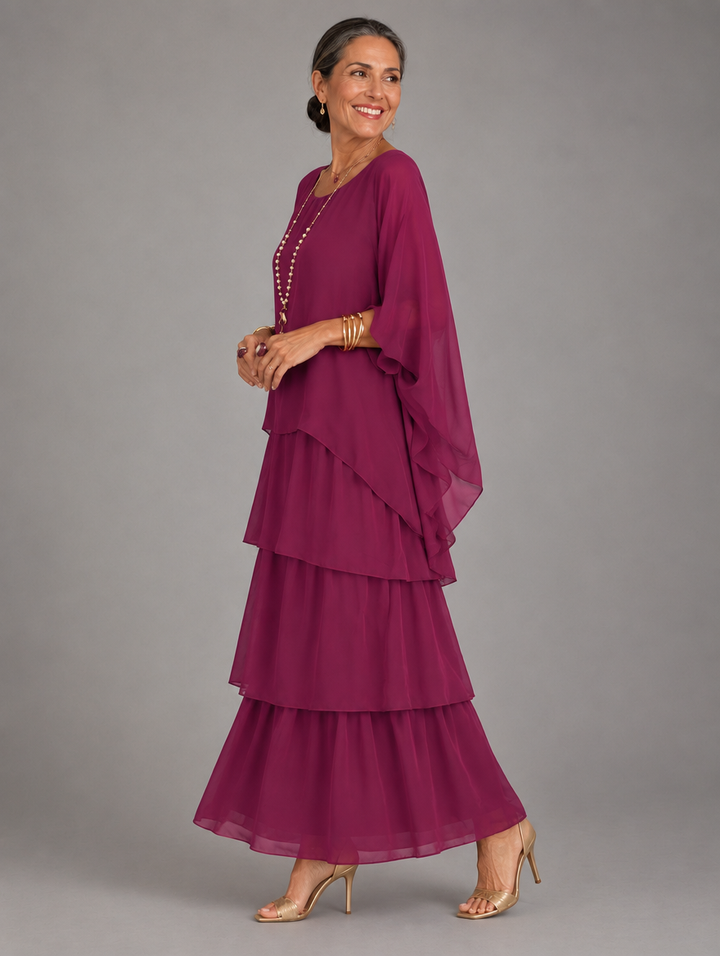 Elegantes, fliessendes Maxikleid