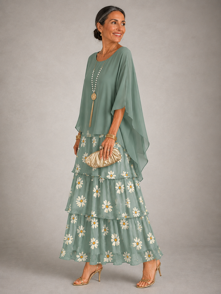 Elegantes, fliessendes Maxikleid