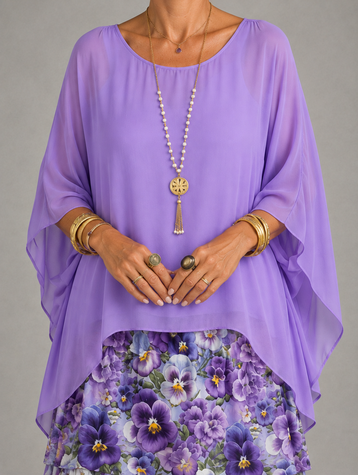 Elegantes, fliessendes Maxikleid