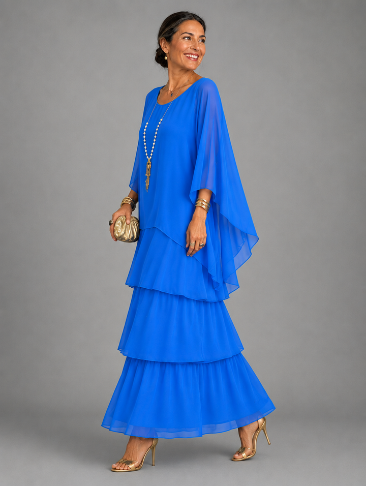 Elegantes, fliessendes Maxikleid