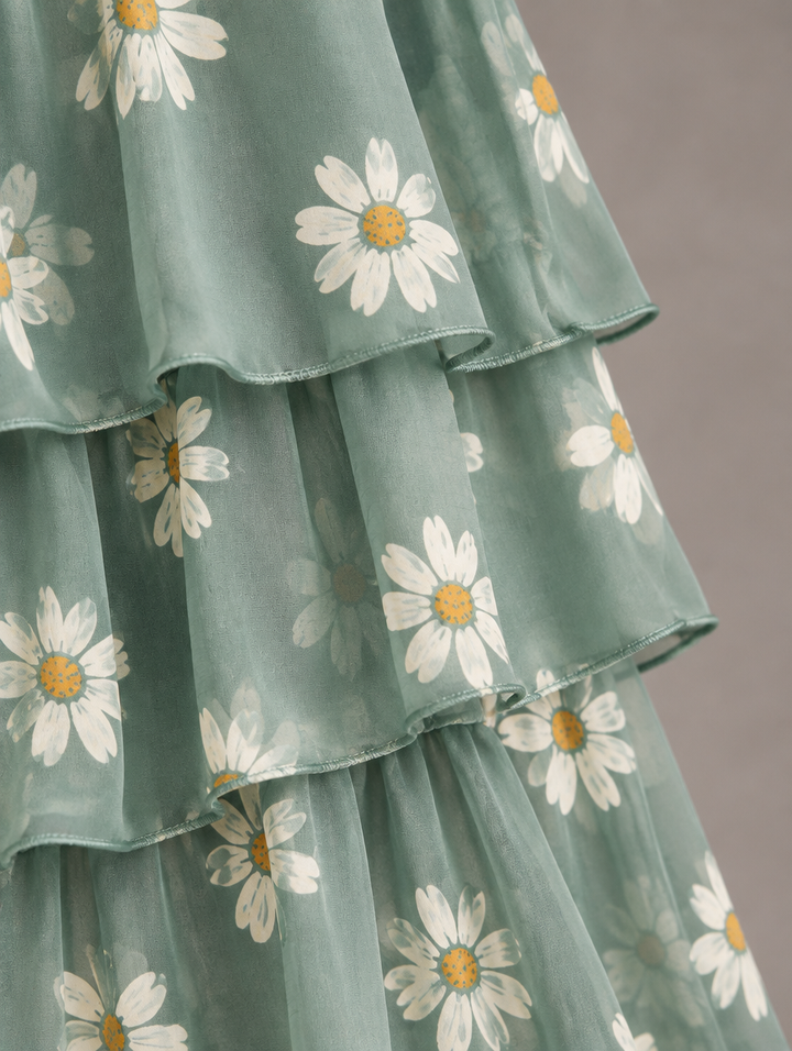 Elegantes, fliessendes Maxikleid