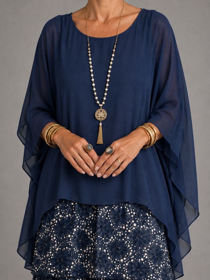 Elegantes, fliessendes Maxikleid