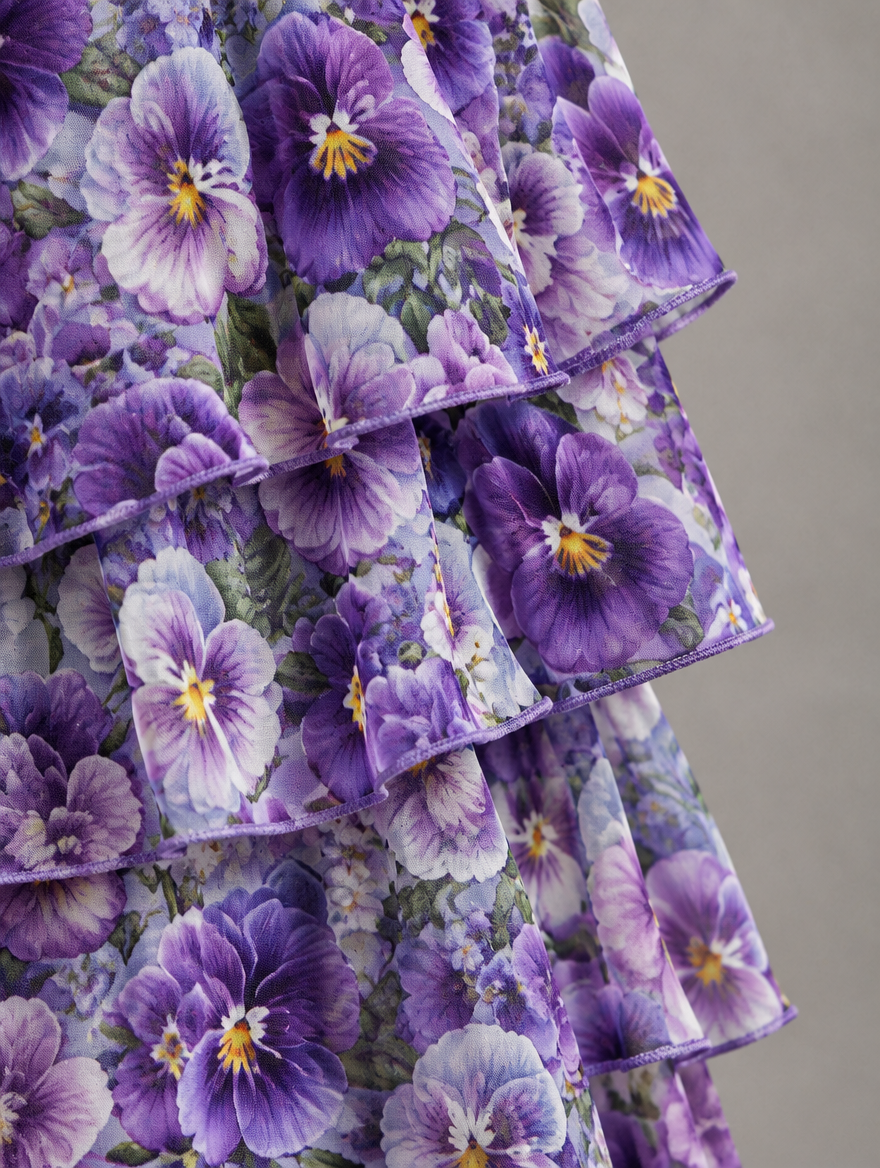Elegantes, fliessendes Maxikleid