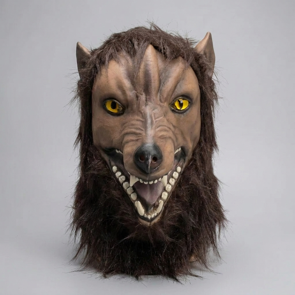 Latex Wolf Chopf Maske