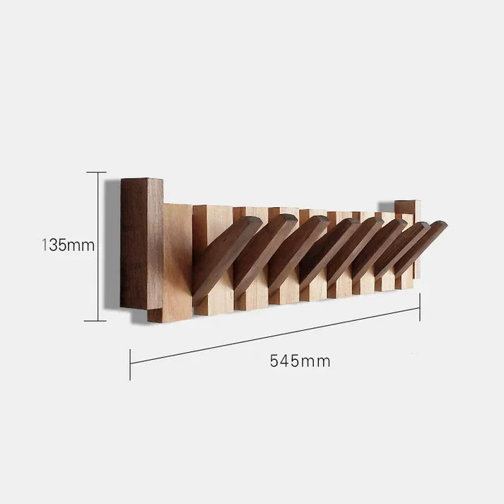 MelodyRack | Vom Klavier Inspirierte Holzgarderobe