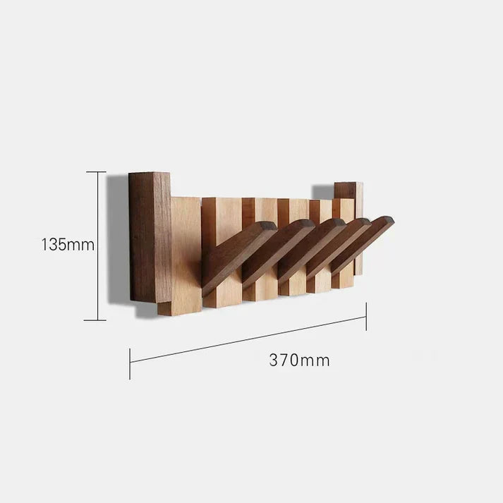 MelodyRack | Vom Klavier Inspirierte Holzgarderobe
