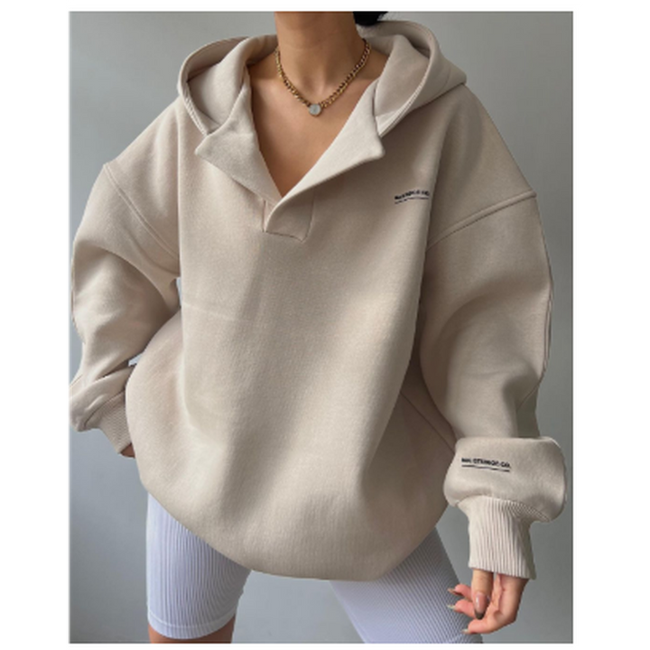 Damen Lazy-Hooded Pullover