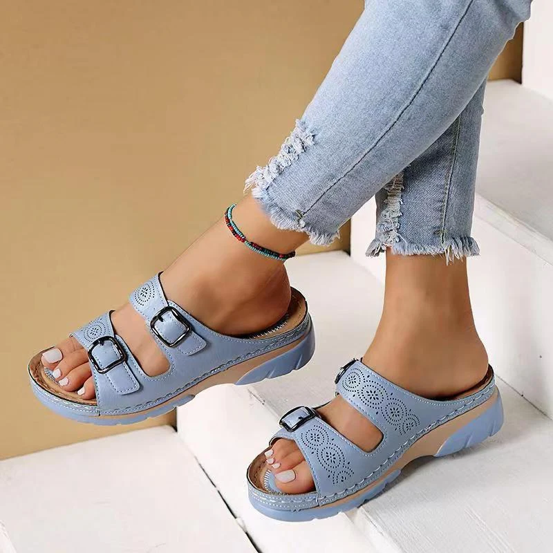 Orthopädische Damen-Komfortsandalen mit Gelsohle - Sofia