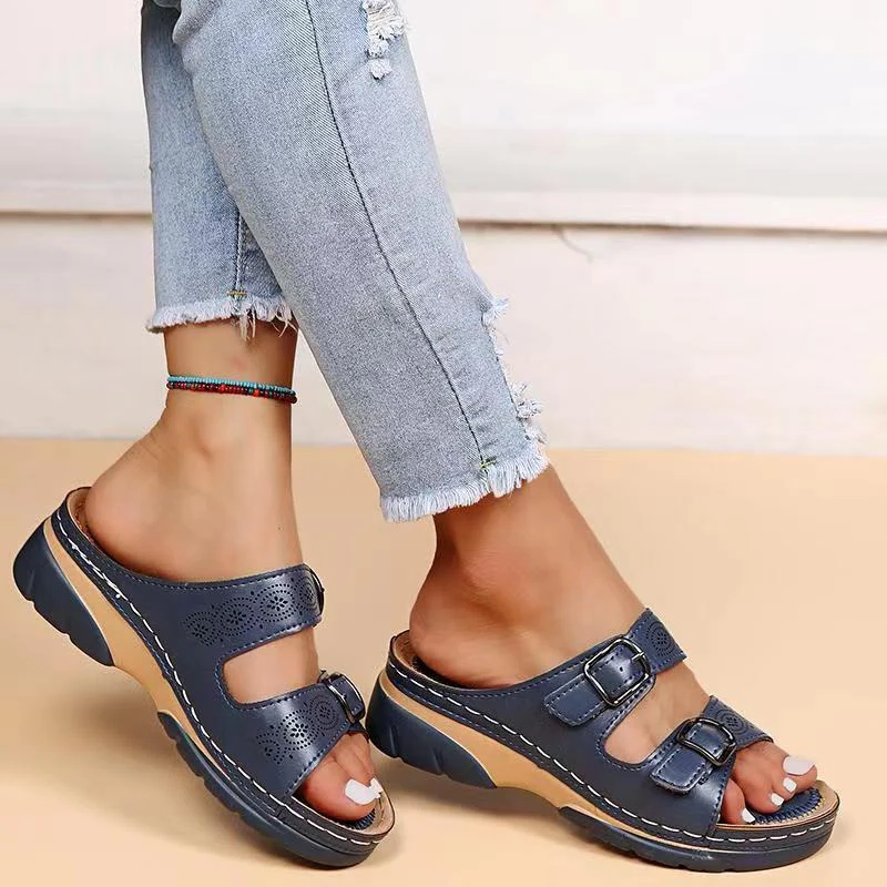 Orthopädische Damen-Komfortsandalen mit Gelsohle - Sofia
