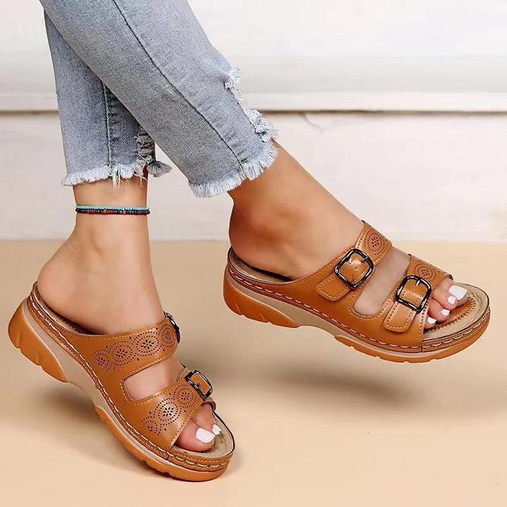 Orthopädische Damen-Komfortsandalen mit Gelsohle - Sofia
