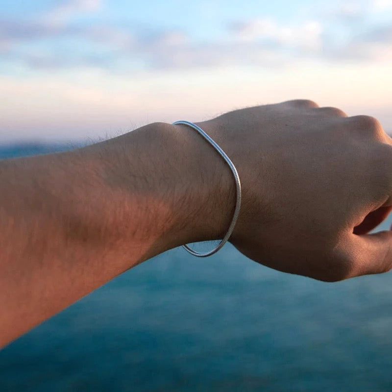 Armband | Minimalistisches Armband mit Schlangenverschluss