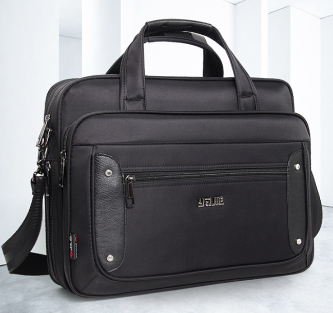 Business-Laptoptasche aus Canvas für Herren