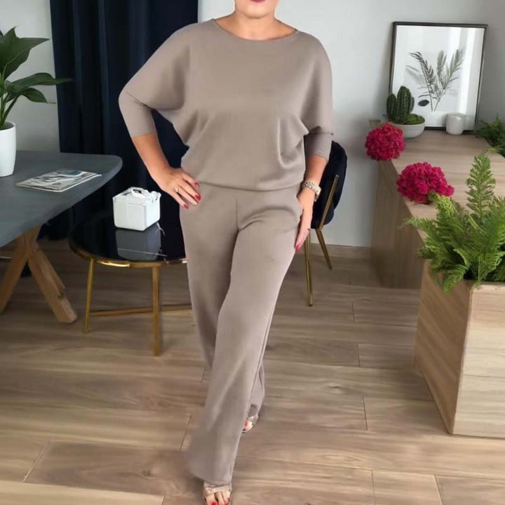3-teiliges Komfort-Set: Strickjacke, Top und Hose