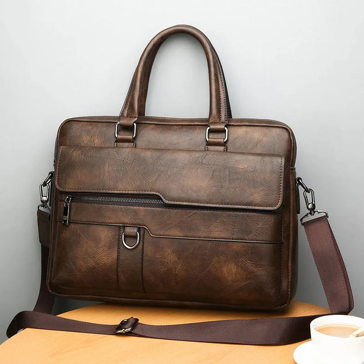 Elegante Leder-Umhängetasche für Herren