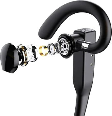 Trucker Dual Mic Wireless Bluetooth 5.1 Headset/Ohrhörer mit Geräuschunterdrückung