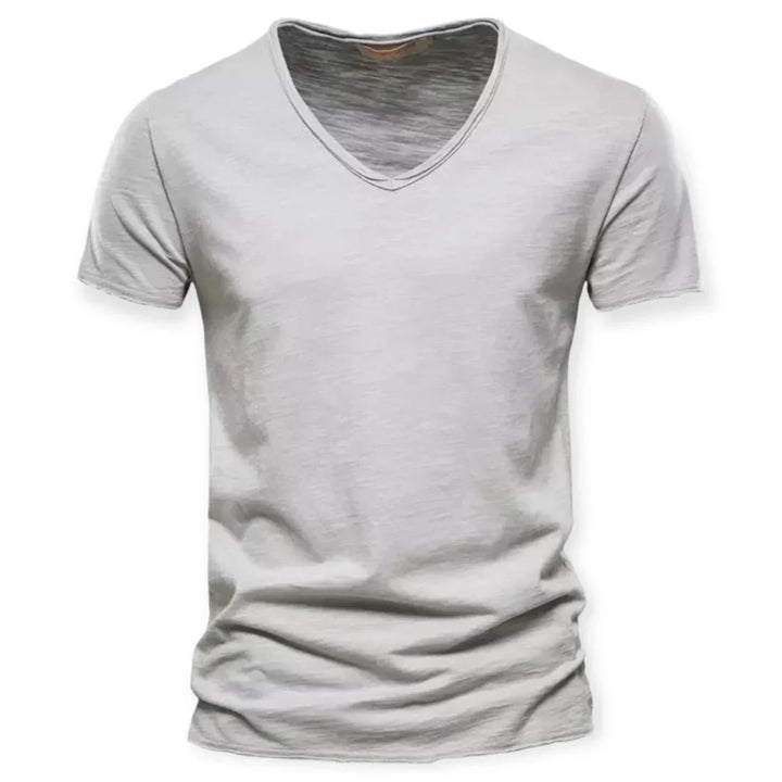 Casual Herren-T-Shirt mit V-Ausschnitt