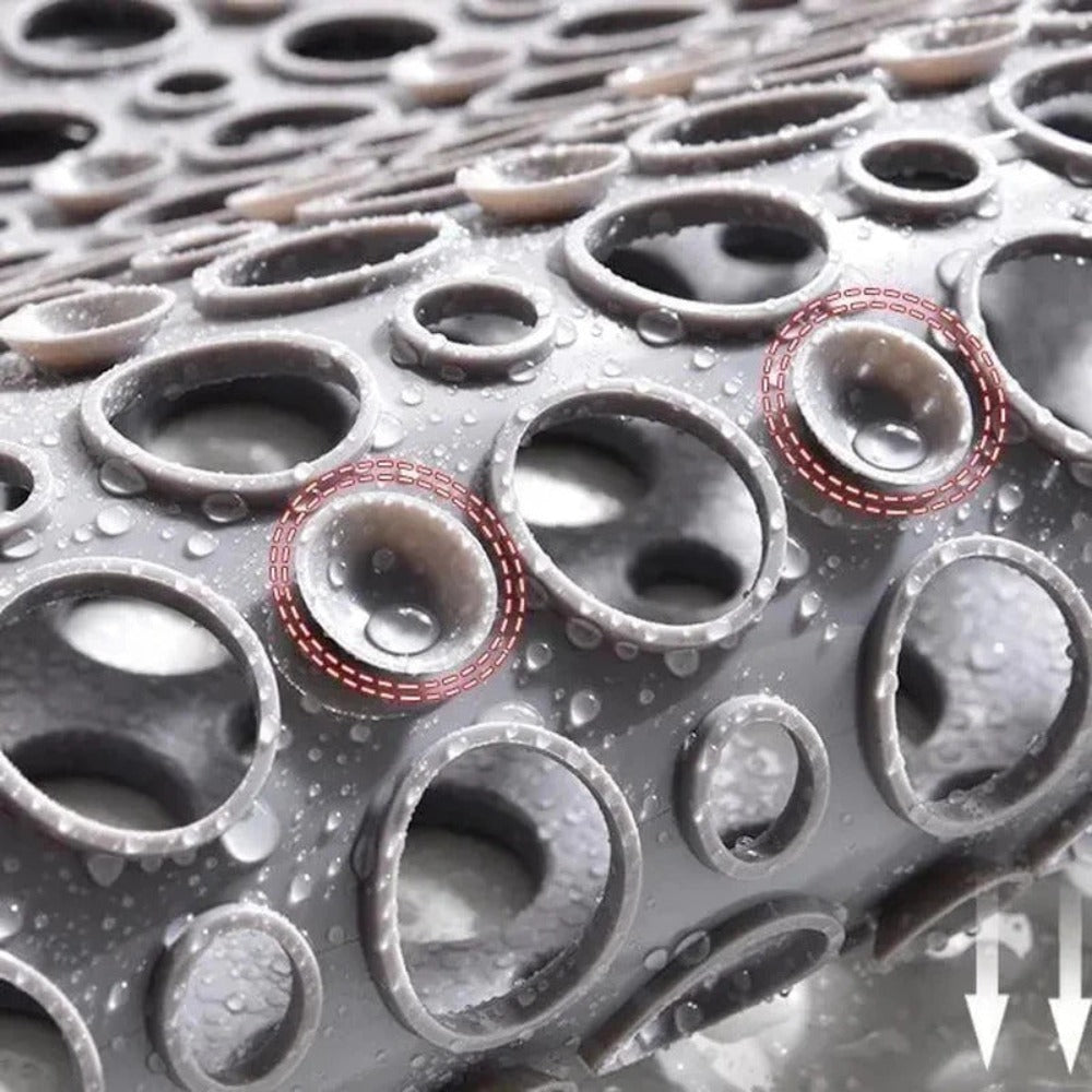 Rutschfeste und antibakterielle Duschmatte – GripGuard