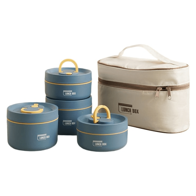 Isolierte Lunchbox für warme Mahlzeiten unterwegs