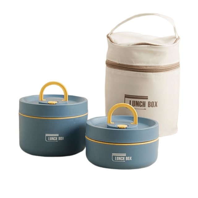 Isolierte Lunchbox für warme Mahlzeiten unterwegs