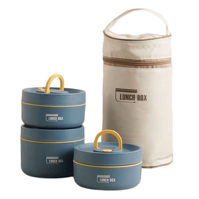 Isolierte Lunchbox für warme Mahlzeiten unterwegs