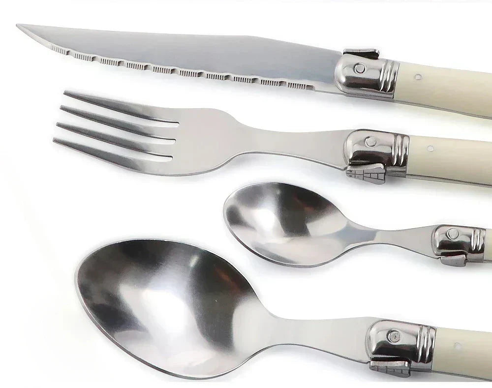 IvoryElegance – Luxuriöses Laguiole-Besteckset mit zeitlosem Stil