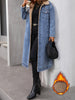 Gefütterte Jeansjacke in gewaschenem Blau – Sofia