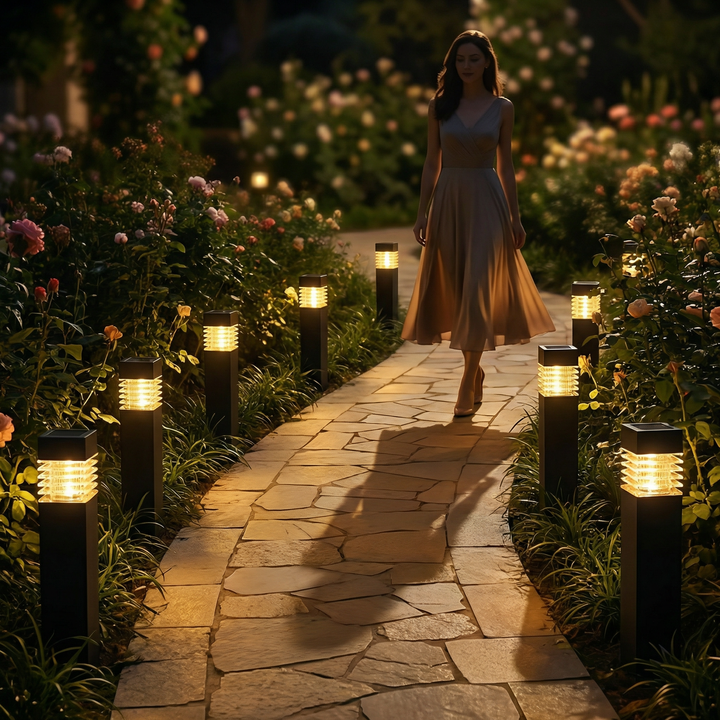 Solar-LED-Gartensteckleuchten für Wege