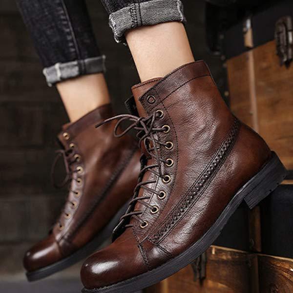 Herren-Halbstiefel klassisch mit modernem Design – Leandro