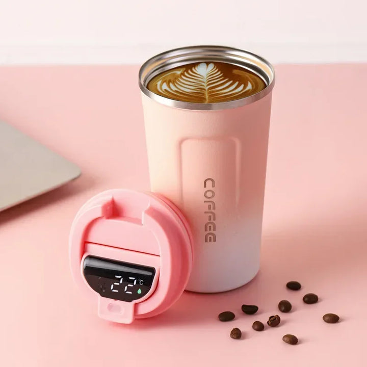 Thermobecher aus Edelstahl mit Smart-Temperaturanzeige – TempMate