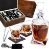 Luxuriöses Karaffen- und Gläser-Set aus Kristall – WhiskeyWave