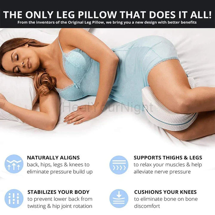 ComfortFoam Orthopädisches Beinkissen aus Memory-Schaum