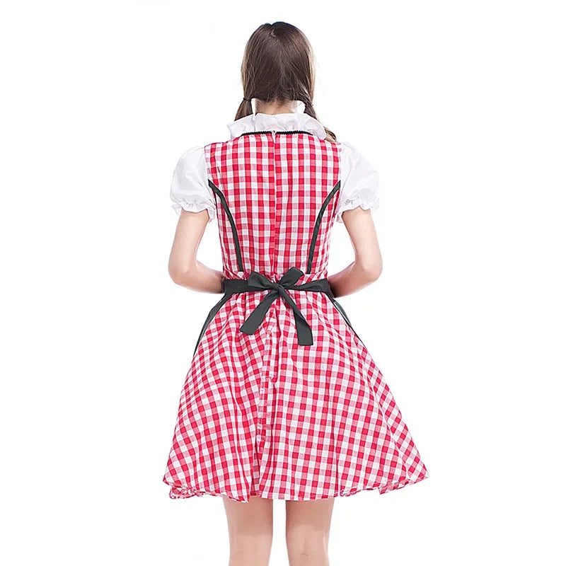 Klassisches Dirndlkleid-Set für Damen für das Oktoberfest - Traditional Polyester