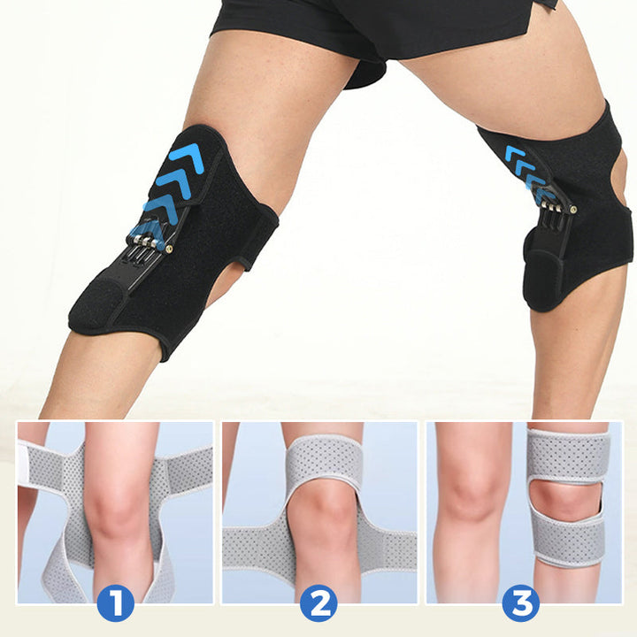 Verstellbare Kniebandage mit Scharnieren – FlexiKnee