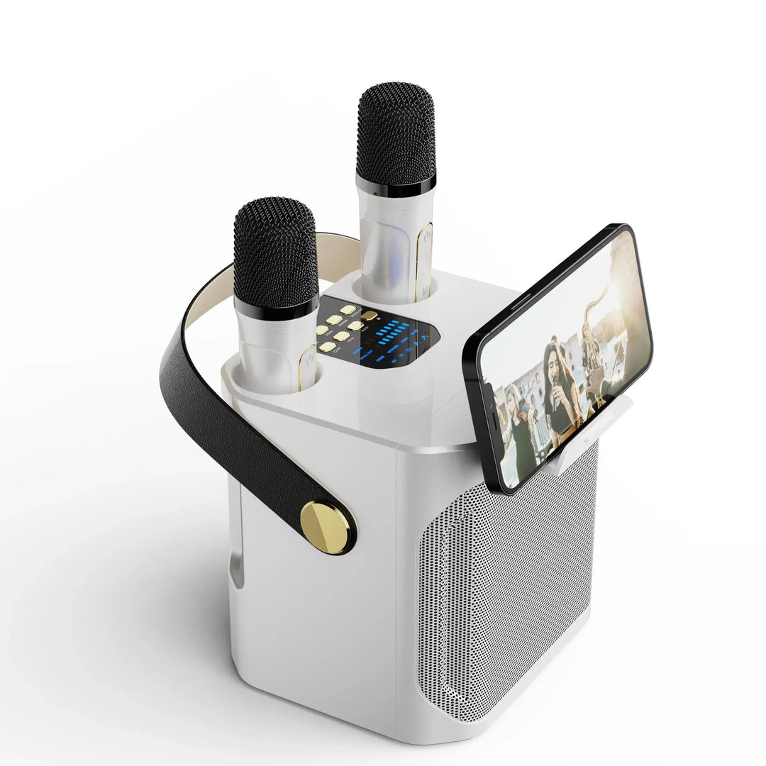 Leistungsstarker tragbarer Bluetooth-Karaoke-Lautsprecher - 360° Surround