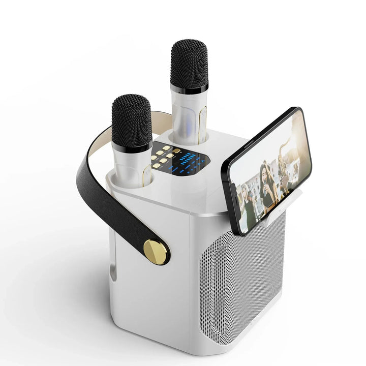 Leistungsstarker tragbarer Bluetooth-Karaoke-Lautsprecher - 360° Surround