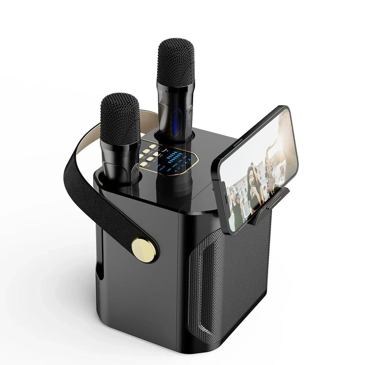 Leistungsstarker tragbarer Bluetooth-Karaoke-Lautsprecher - 360° Surround