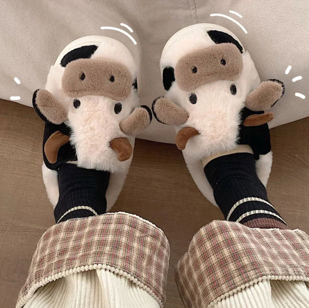Sommer 2026 Damen Kuhpantoffeln