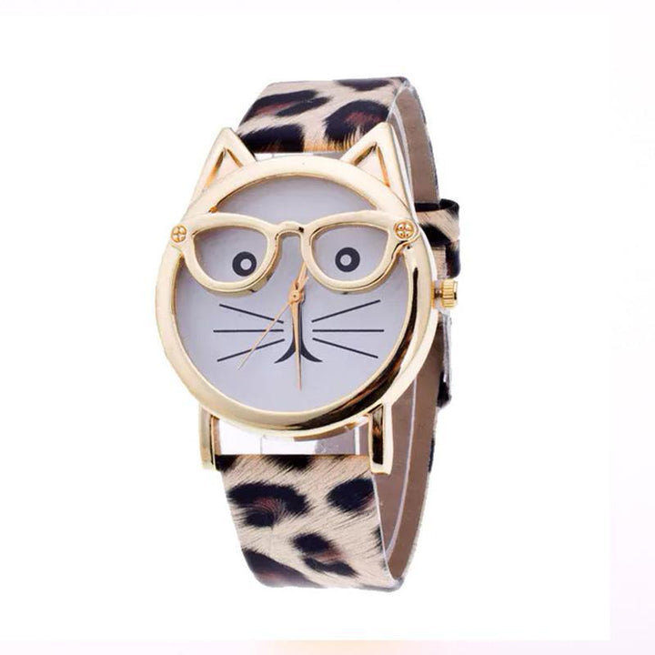 Süße Katzen-Armbanduhr